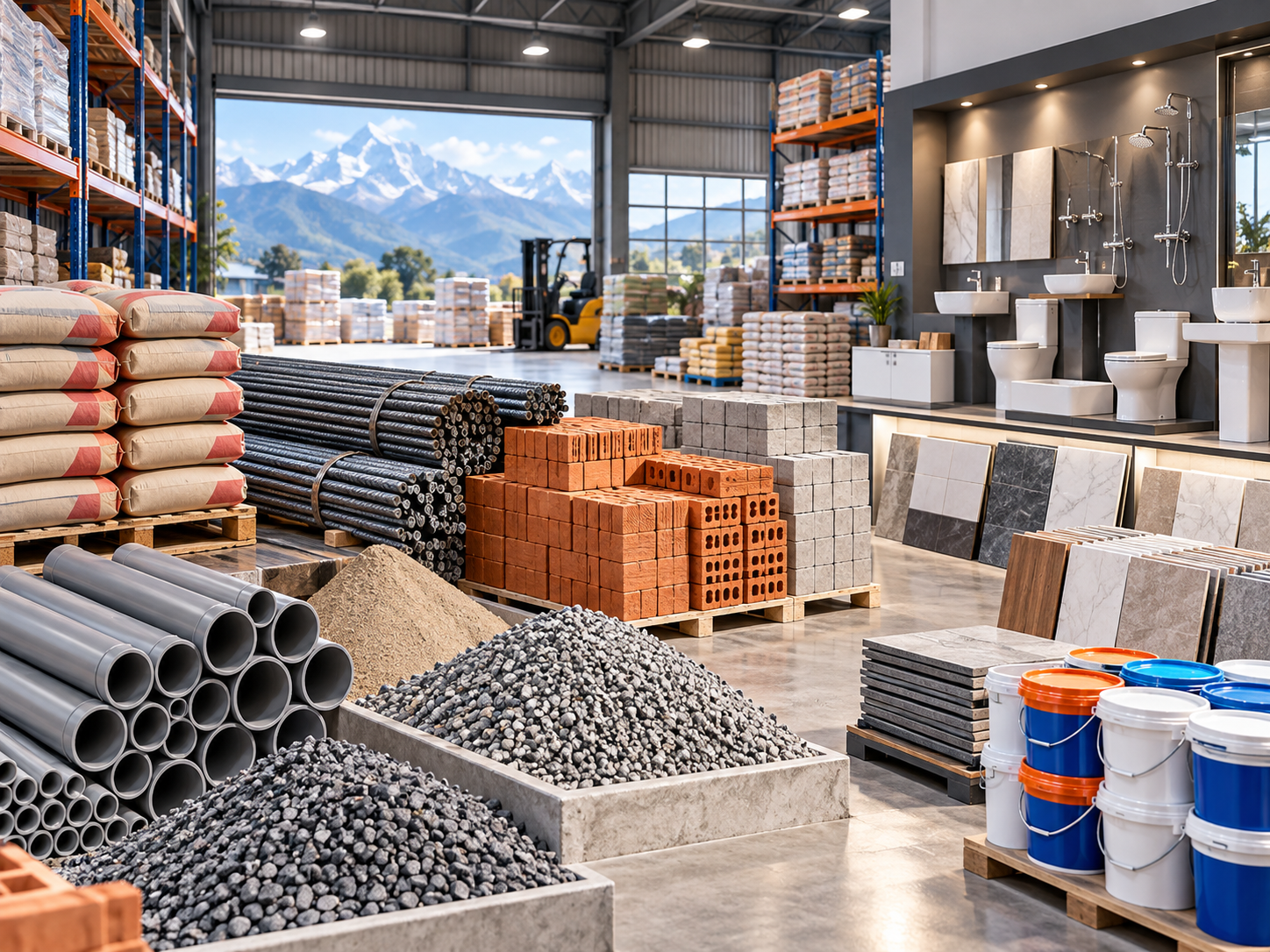 WakeUp Nepal Builders Construction Materials Supply Warehouse